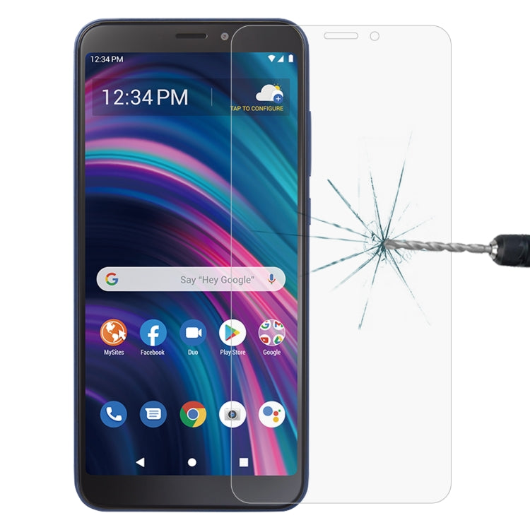 Pellicola vetro temperato 9H 2.5D 0,26 mm per modelli compatibili BLU e ZTE