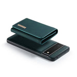 Custodia 3-Fold Multi Card Wallet magnetica per Google Pixel 6 Pro
