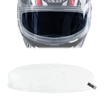 Visiera antiappannamento casco in TAC trasparente 28x10 cm