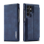 Custodia portafoglio in pelle per Samsung Galaxy S22 Ultra 5G