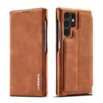 Custodia portafoglio in pelle per Samsung Galaxy S22 Ultra 5G