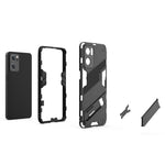 Custodia antiurto Punk Armor 2 in 1 PC TPU con supporto invisibile per OPPO