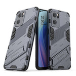 Custodia antiurto Punk Armor 2 in 1 PC TPU con supporto invisibile per OPPO