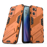 Custodia antiurto Punk Armor 2 in 1 PC TPU con supporto invisibile per OPPO