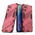 Custodia antiurto Punk Armor 2 in 1 PC TPU con supporto invisibile per OPPO