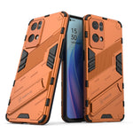 Custodia antiurto Punk Armor 2 in 1 PC TPU con supporto invisibile per OPPO