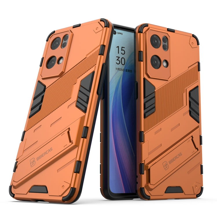 Custodia antiurto Punk Armor 2 in 1 PC TPU con supporto invisibile per OPPO