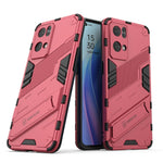 Custodia antiurto Punk Armor 2 in 1 PC TPU con supporto invisibile per OPPO