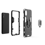 Custodia TPU antiurto con anello magnetico per Galaxy A03 Core