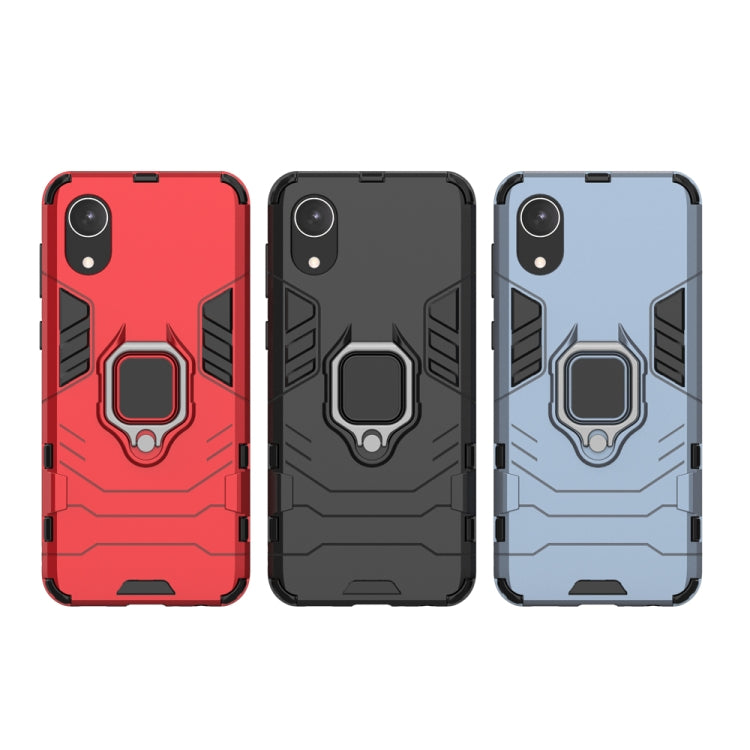 Custodia TPU antiurto con anello magnetico per Galaxy A03 Core