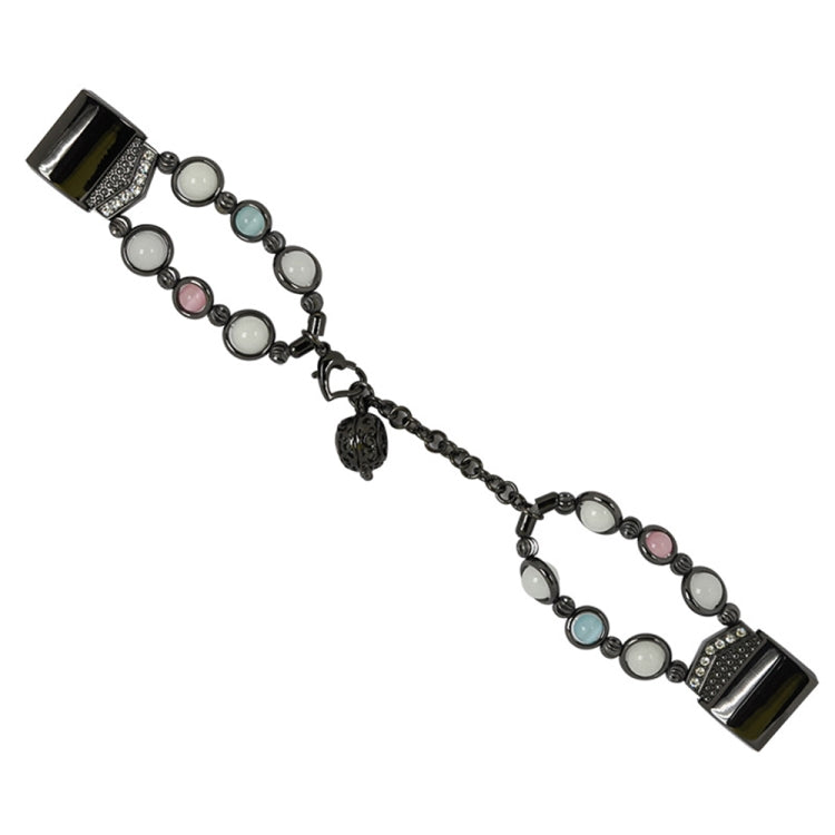 Cinturino in acciaio con perline luminose per Fitbit Charge 5