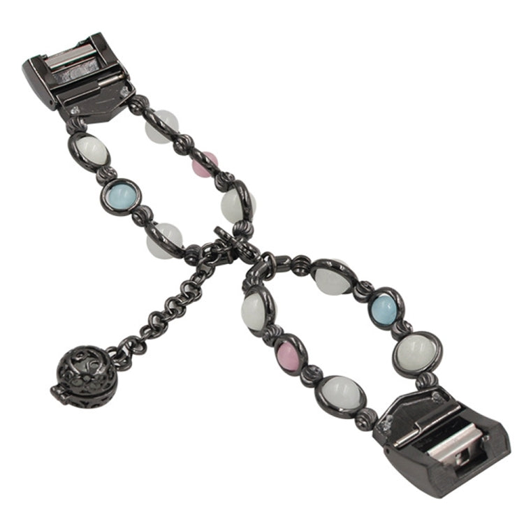 Cinturino in acciaio con perline luminose per Fitbit Charge 5