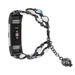 Cinturino in acciaio con perline luminose per Fitbit Charge 5