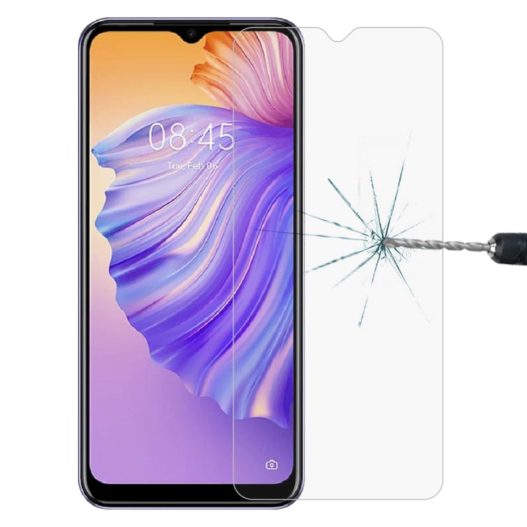 Pellicola vetro temperato 9H 2.5D 0,26 mm per modelli compatibili Tecno