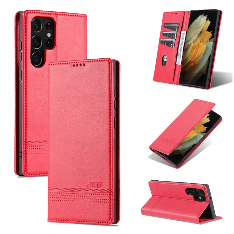 Custodia in pelle magnetica per Samsung Galaxy S22 Ultra 5G