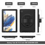 Custodia antiurto TPU e PC per Samsung Galaxy Tab A8 10.5 2021