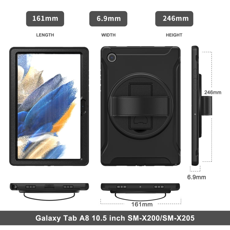 Custodia antiurto TPU e PC per Samsung Galaxy Tab A8 10.5 2021