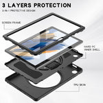 Custodia antiurto TPU e PC per Samsung Galaxy Tab A8 10.5 2021