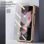 Custodia con slot penna e cerniera per Samsung Galaxy Z Fold3 5G