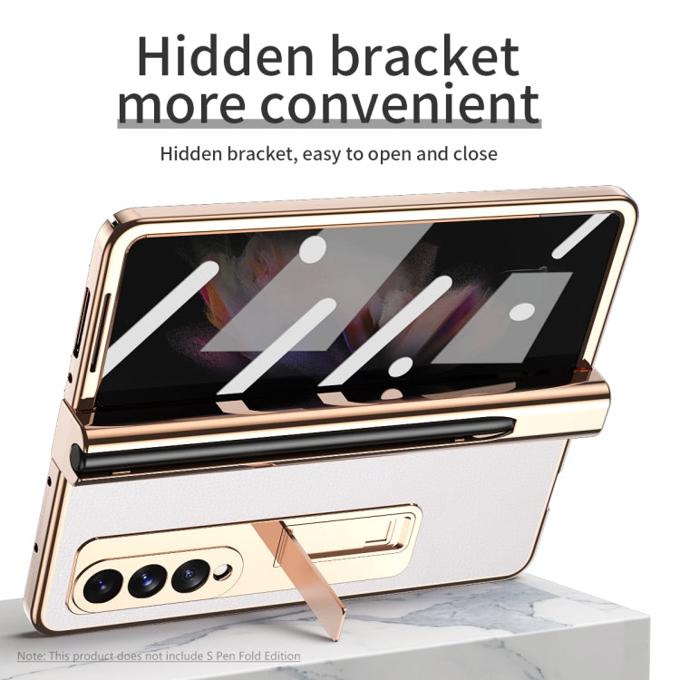 Custodia con slot penna e cerniera per Samsung Galaxy Z Fold3 5G