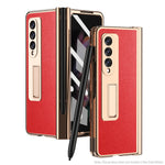 Custodia con slot penna e cerniera per Samsung Galaxy Z Fold3 5G