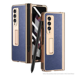 Custodia con slot penna e cerniera per Samsung Galaxy Z Fold3 5G
