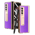 Custodia a croce con cerniera per Samsung Galaxy Z Fold3 5G