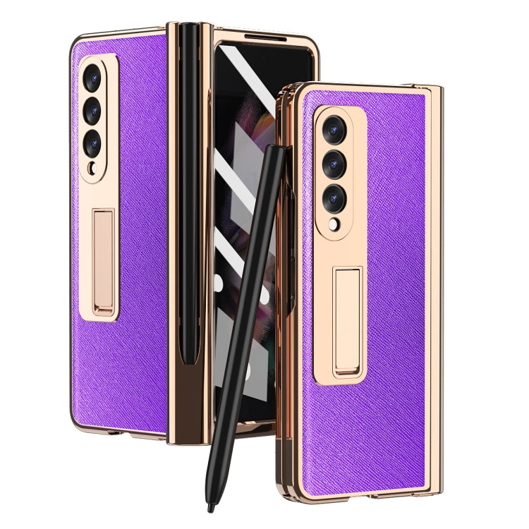 Custodia a croce con cerniera per Samsung Galaxy Z Fold3 5G