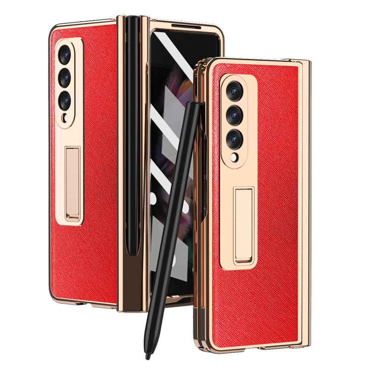 Custodia a croce con cerniera per Samsung Galaxy Z Fold3 5G