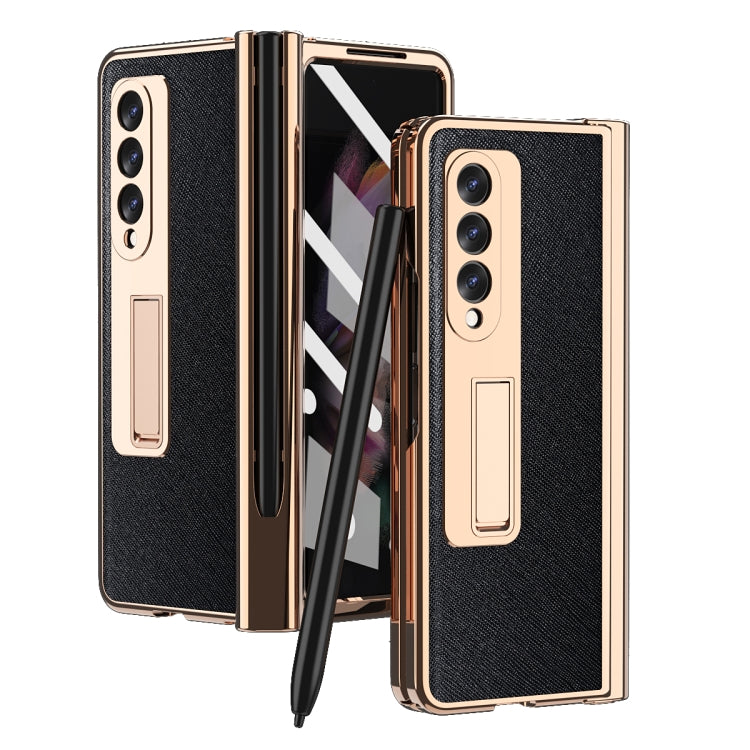 Custodia a croce con cerniera per Samsung Galaxy Z Fold3 5G