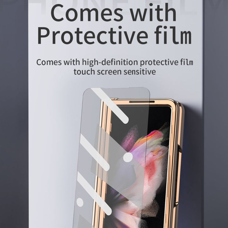 Custodia a croce con cerniera per Samsung Galaxy Z Fold3 5G