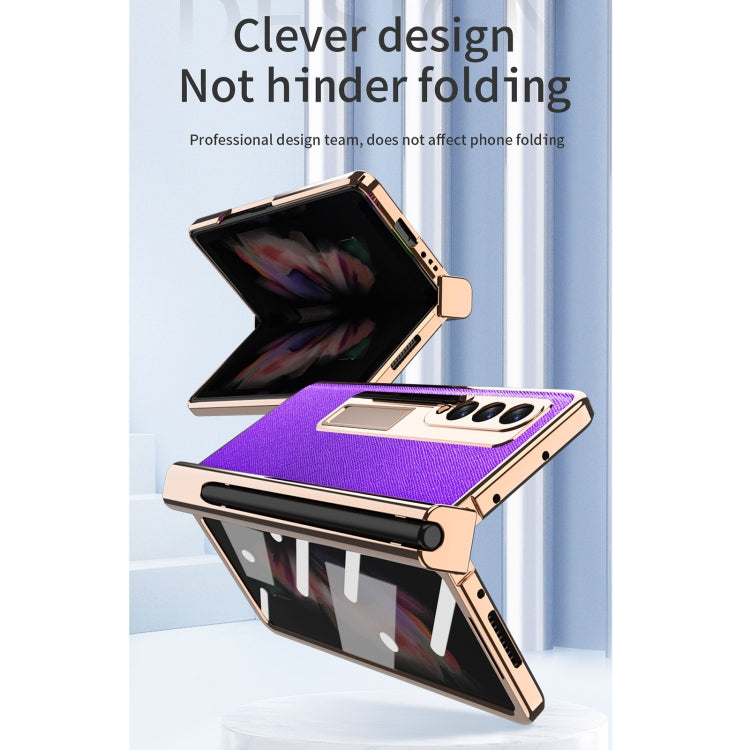 Custodia a croce con cerniera per Samsung Galaxy Z Fold3 5G