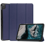 Custodia per tablet in pelle Custer Texture con supporto a tre pieghe, For Lenovo Tab P12 Pro 12.6, For Nokia  T20, For TCL Tab 10s