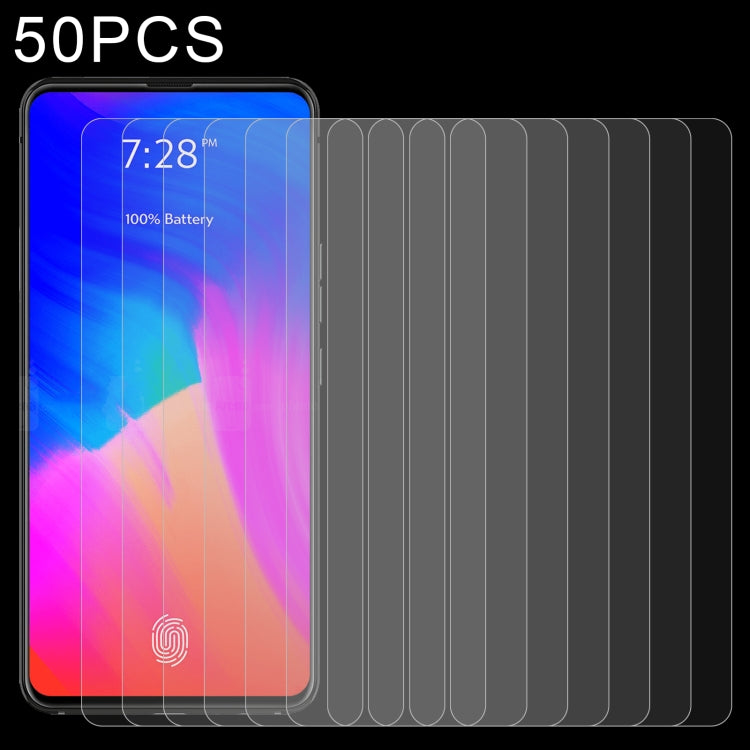 50 pellicole in vetro temperato da 0,26 mm 9H 2,5D, For BLU Studio X10+ (50 PCS), For BLU Studio X10L (50 PCS), For BLU C7 (50 PCS), For Wiko Y52 (50 PCS), For BLU G50 Plus (50 PCS), For Wiko Sunny 5 Lite (50 PCS), For BLU G60 (50 PCS)                 ...