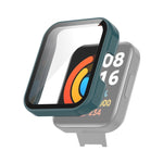 Custodia protettiva PC e vetro temperato per Xiaomi Redmi Watch 2