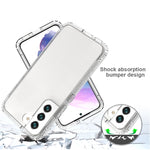 Custodia trasparente sfumata in PC e TPU per Samsung Galaxy S22 5