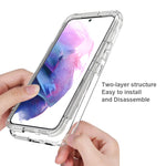 Custodia trasparente sfumata in PC e TPU per Samsung Galaxy S22 5
