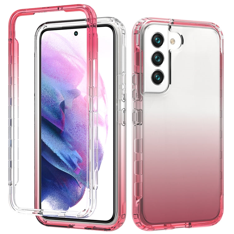 Custodia trasparente sfumata in PC e TPU per Samsung Galaxy S22 5