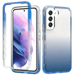 Custodia trasparente sfumata in PC e TPU per Samsung Galaxy S22 5