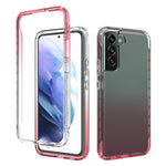 Custodia trasparente sfumata in PC e TPU per Samsung Galaxy S22 5