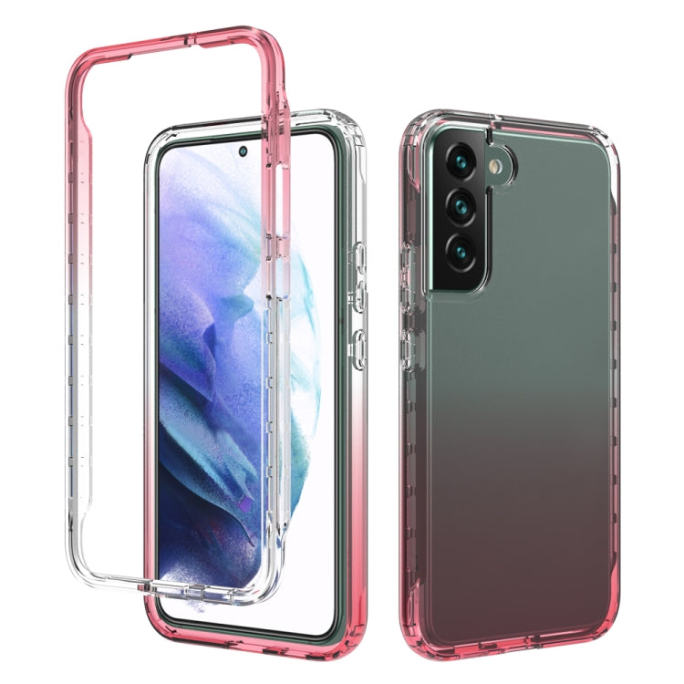 Custodia trasparente sfumata in PC e TPU per Samsung Galaxy S22 5
