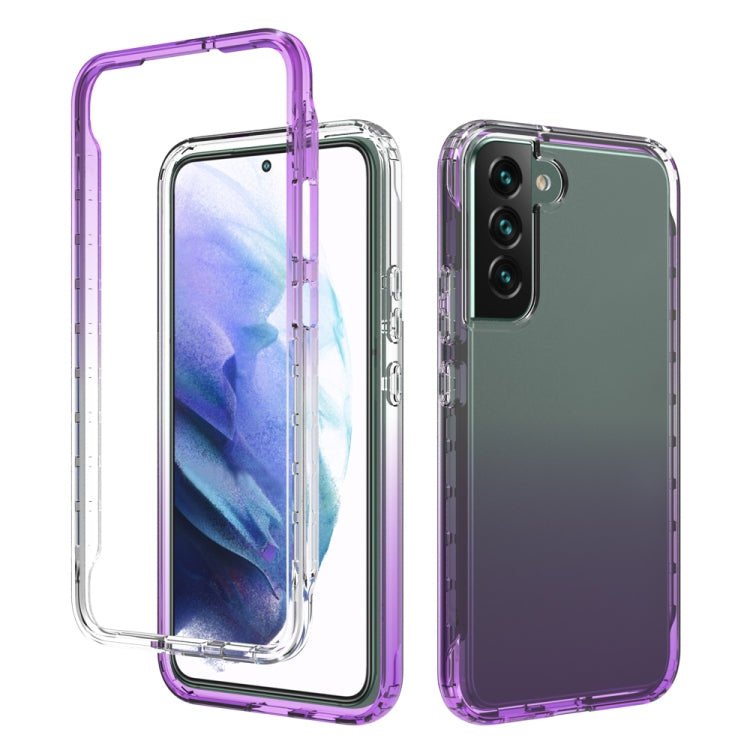 Custodia trasparente sfumata in PC e TPU per Samsung Galaxy S22 5