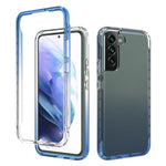 Custodia trasparente sfumata in PC e TPU per Samsung Galaxy S22 5