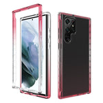 Custodia trasparente sfumata in PC e TPU per Samsung Galaxy S22 5