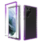 Custodia trasparente sfumata in PC e TPU per Samsung Galaxy S22 5