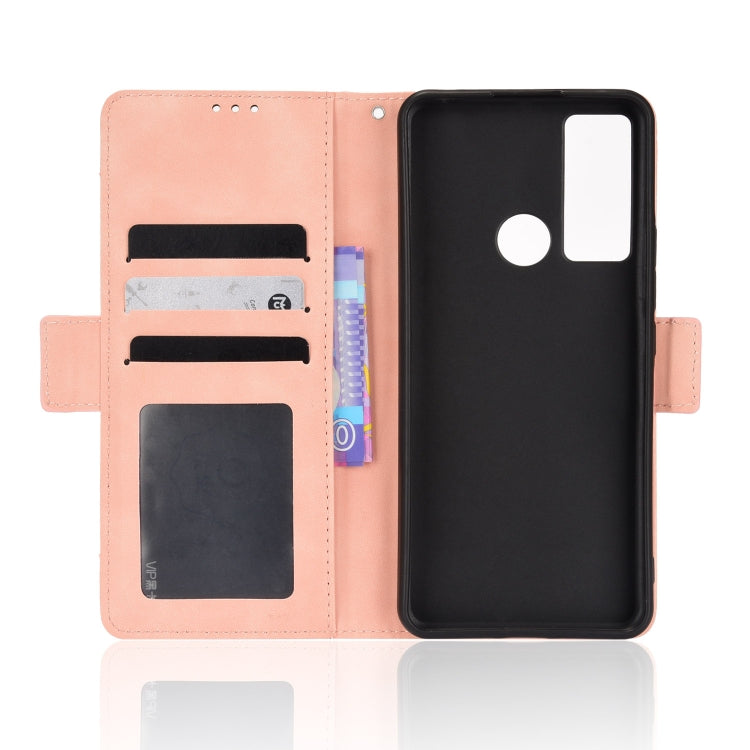 Custodia portafoglio in pelle per Alcatel 1S 2021