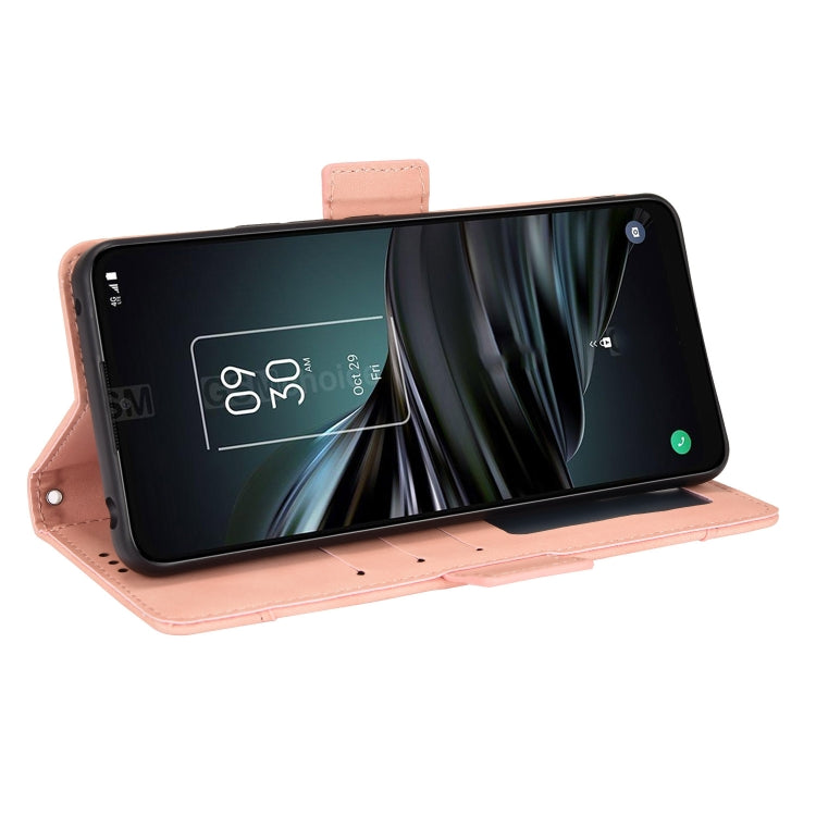 Custodia portafoglio in pelle per Alcatel 1S 2021