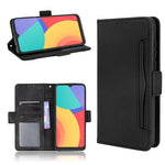 Custodia portafoglio in pelle per Alcatel 1S 2021