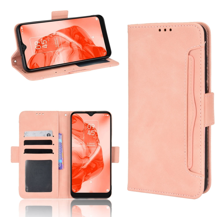 Custodia portafoglio in pelle per Alcatel 1S 2021