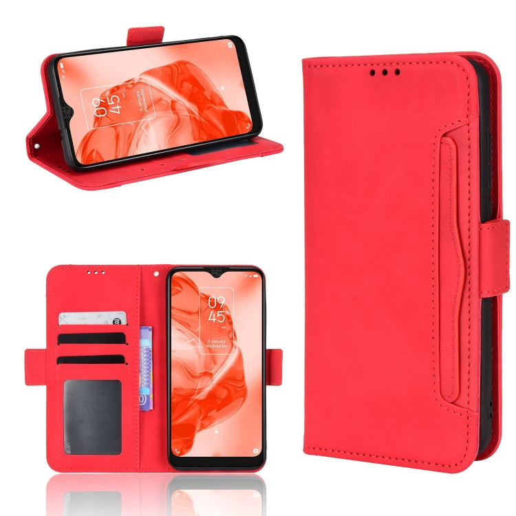 Custodia portafoglio in pelle per Alcatel 1S 2021